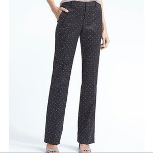 Banana Republic Polka dot Logan Dress Pants Size 10